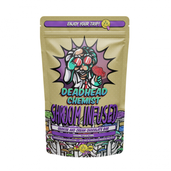 Cookies and Cream Chocolate Bar Deadhead Chemist – 5000MG