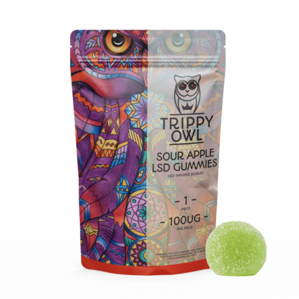 LSD Edible 100ug Sour Apple Trippy Owl