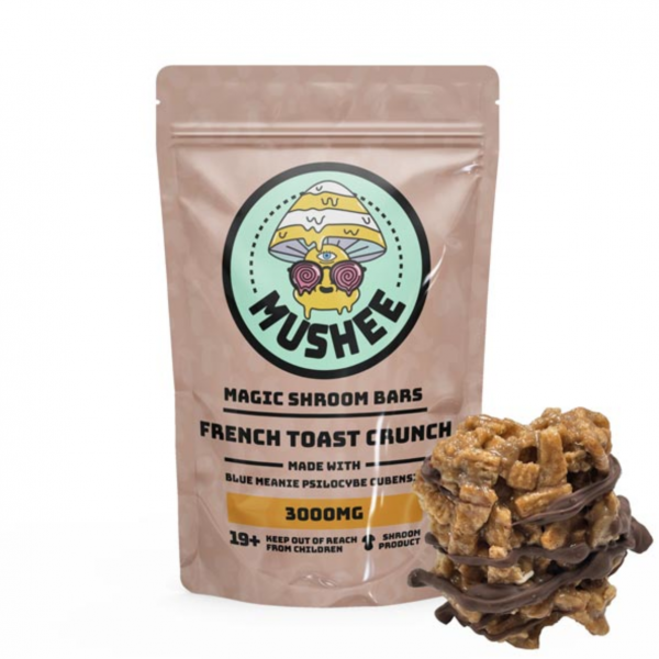 Magic Mushroom French Toast Crunch Cereal Bar- 3000MG – Mushee
