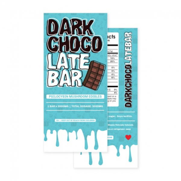 Mungus – Magic Mushroom Dark Chocolate Bar – 3 Grams