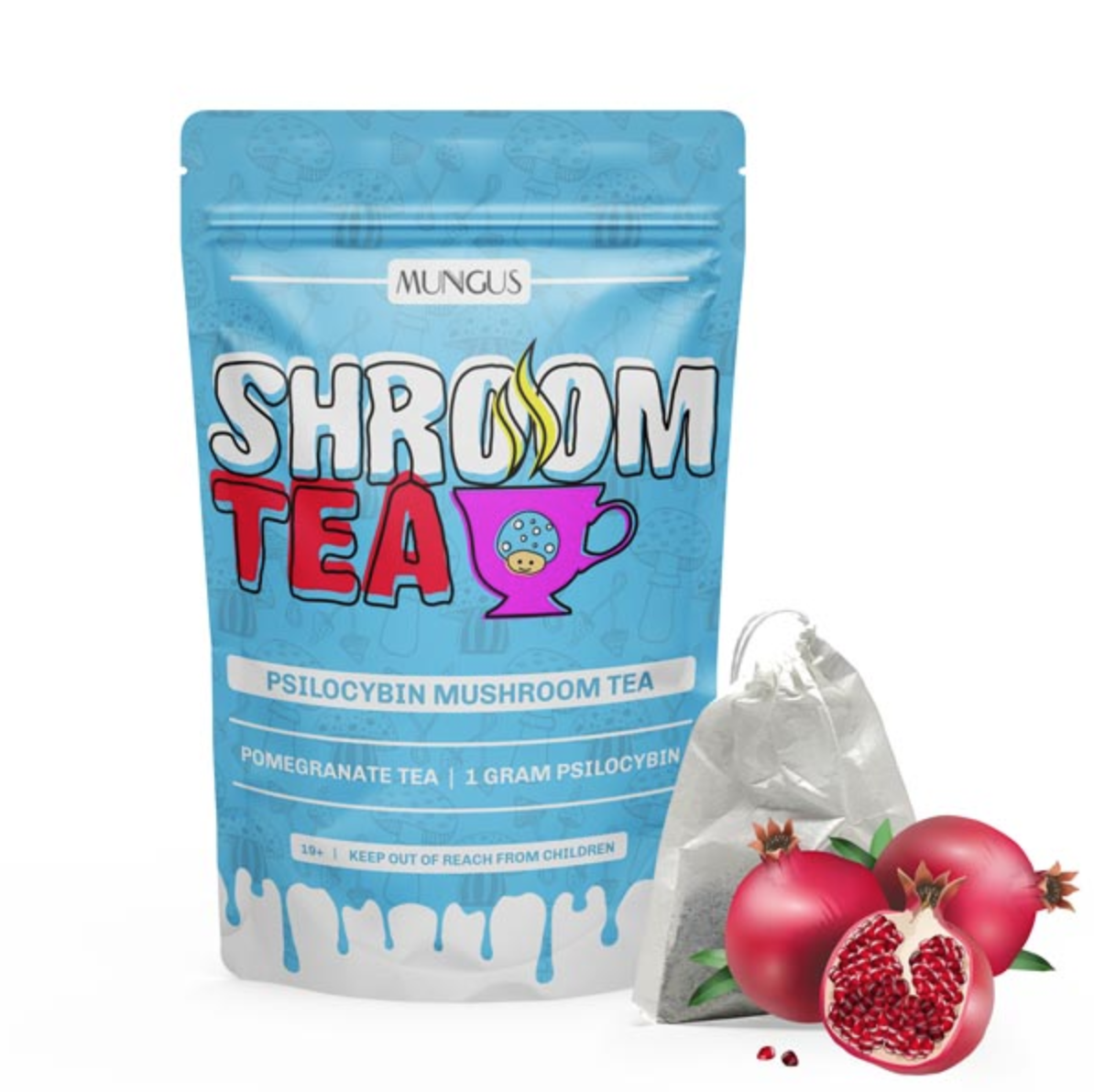 Pomegranate Shroom Tea 1 GRAM