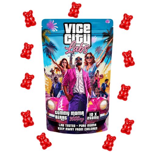 MDMA Gummy Bears 250MG – Red Raspberry – Vice City Labs