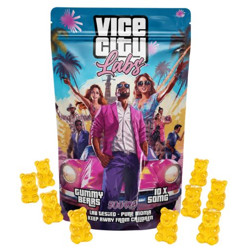 MDMA Gummy Bears 500MG – Lemon – Vice City Labs